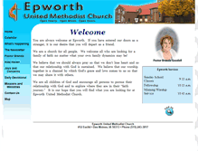 Tablet Screenshot of epworthumc-desmoines.org